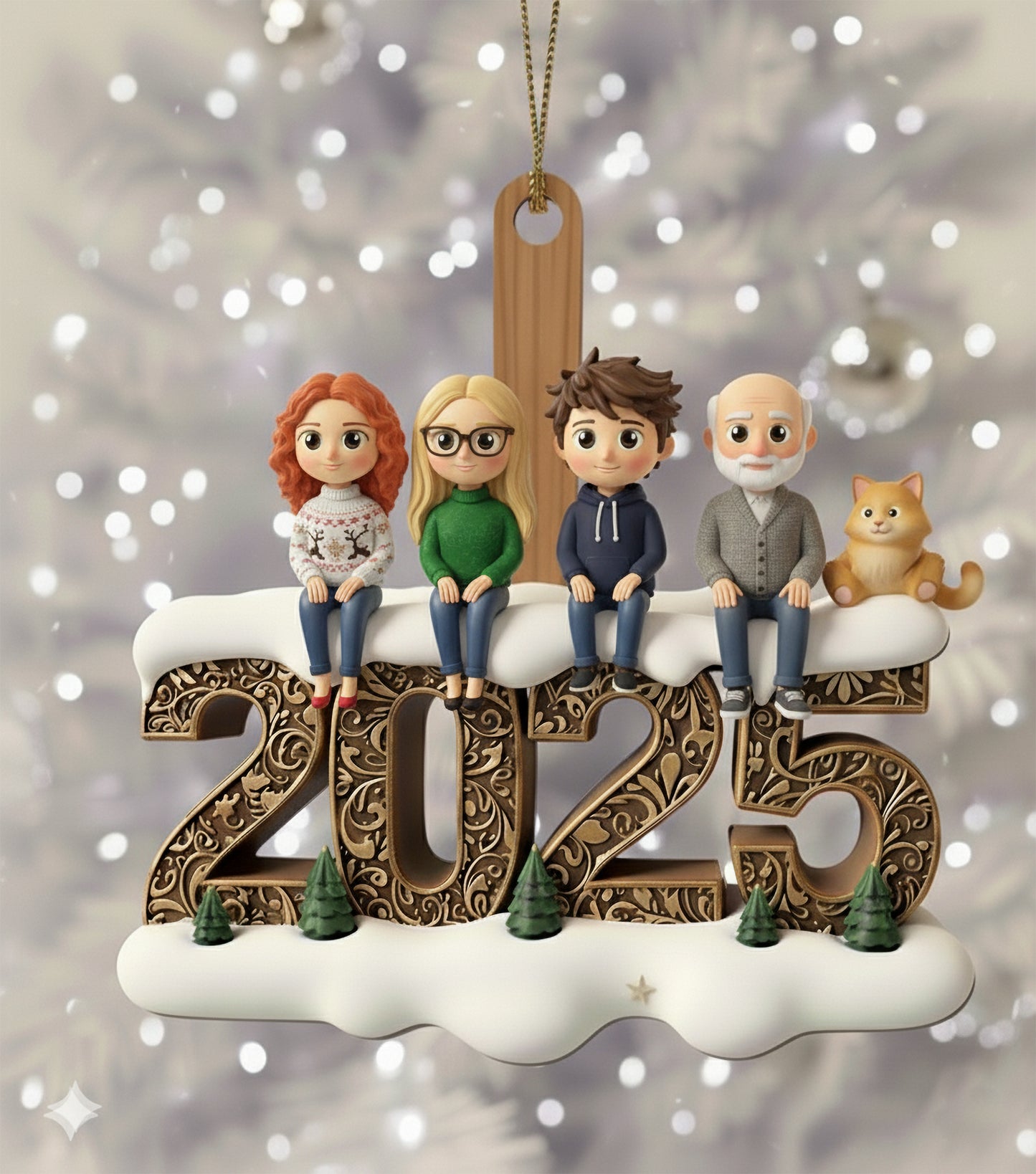 CHIBI DECORACION NAVIDEÑO PERSONALIZADO