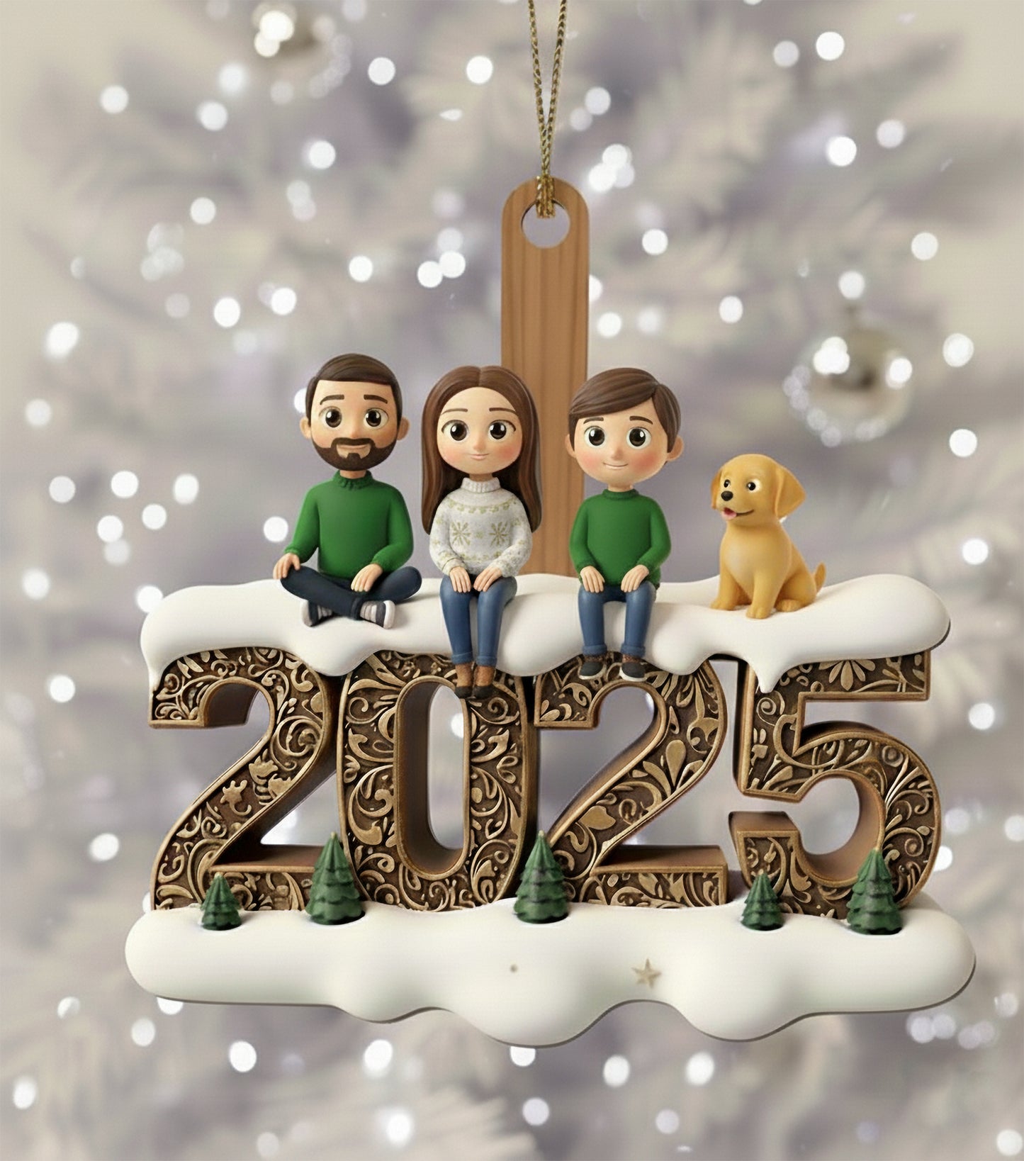 CHIBI DECORACION NAVIDEÑO PERSONALIZADO