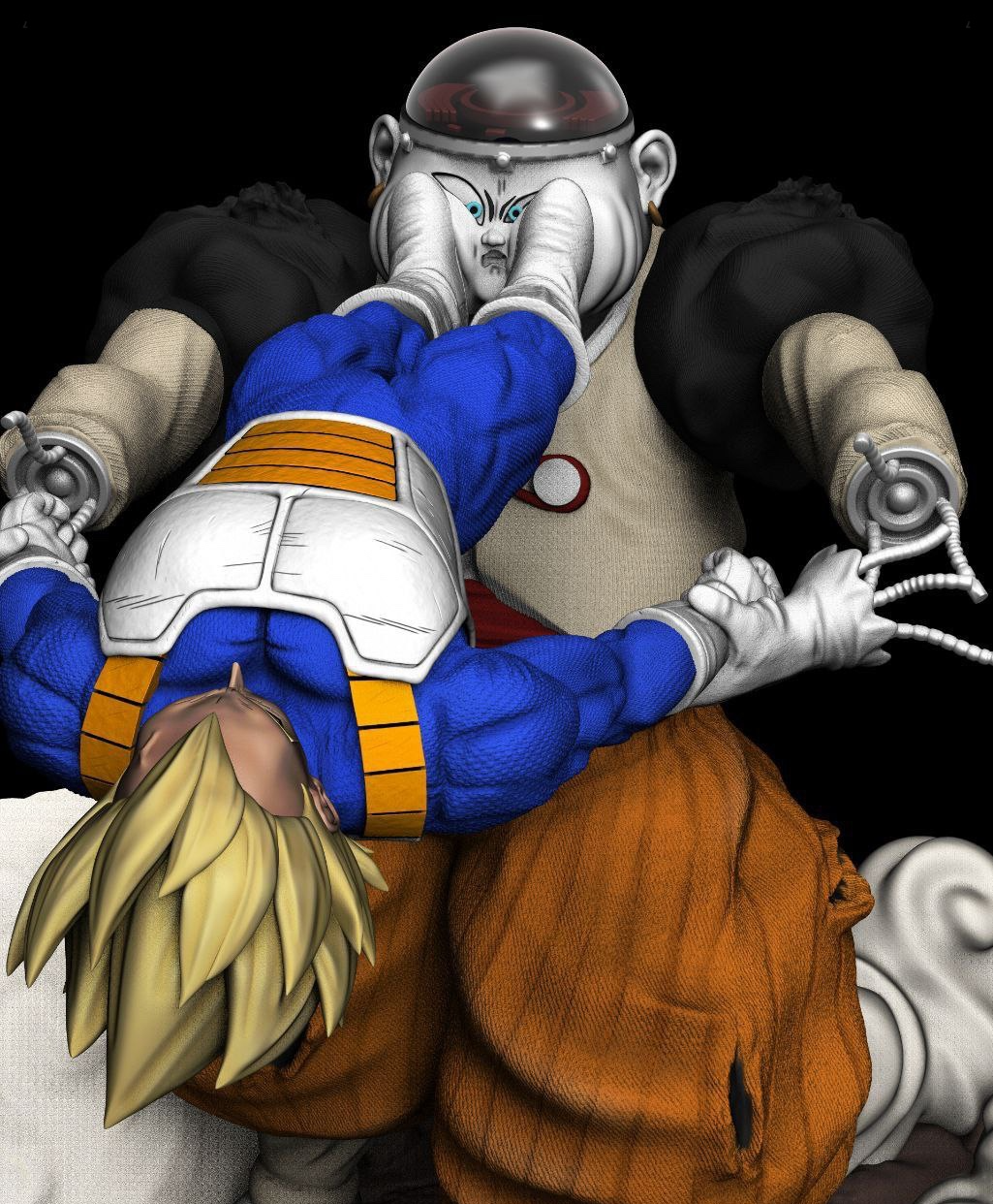 VEGETA VS ANDROIDE 19