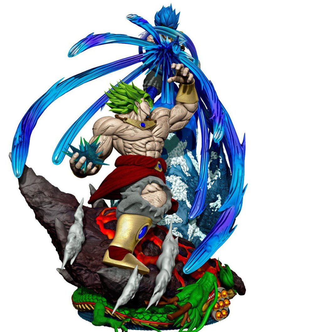 BROLY LEGENDARY AND GOGETA