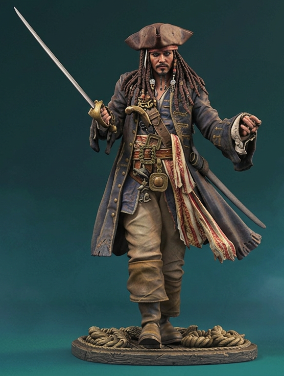 jack sparrow escala 1/6