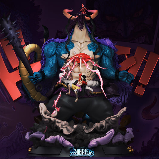 one piece luffy and kaido