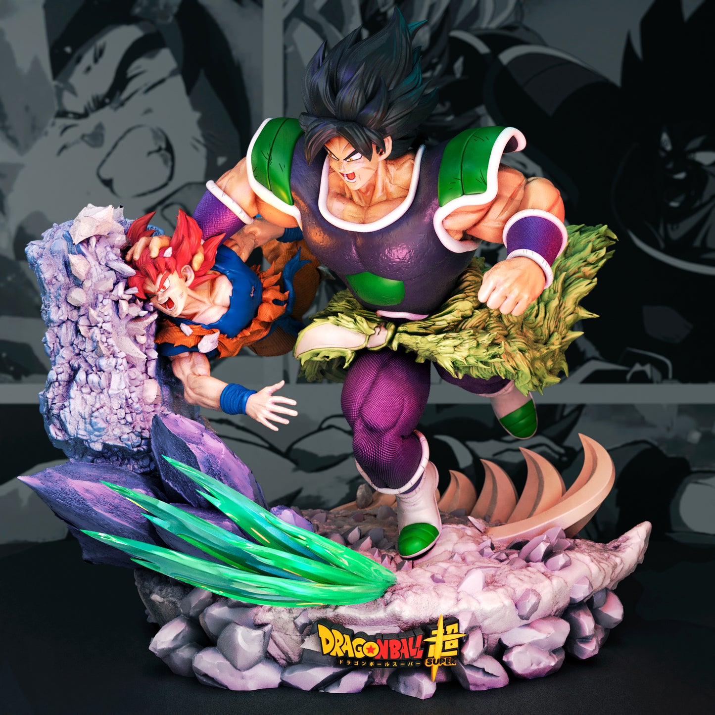 broly vs goku god