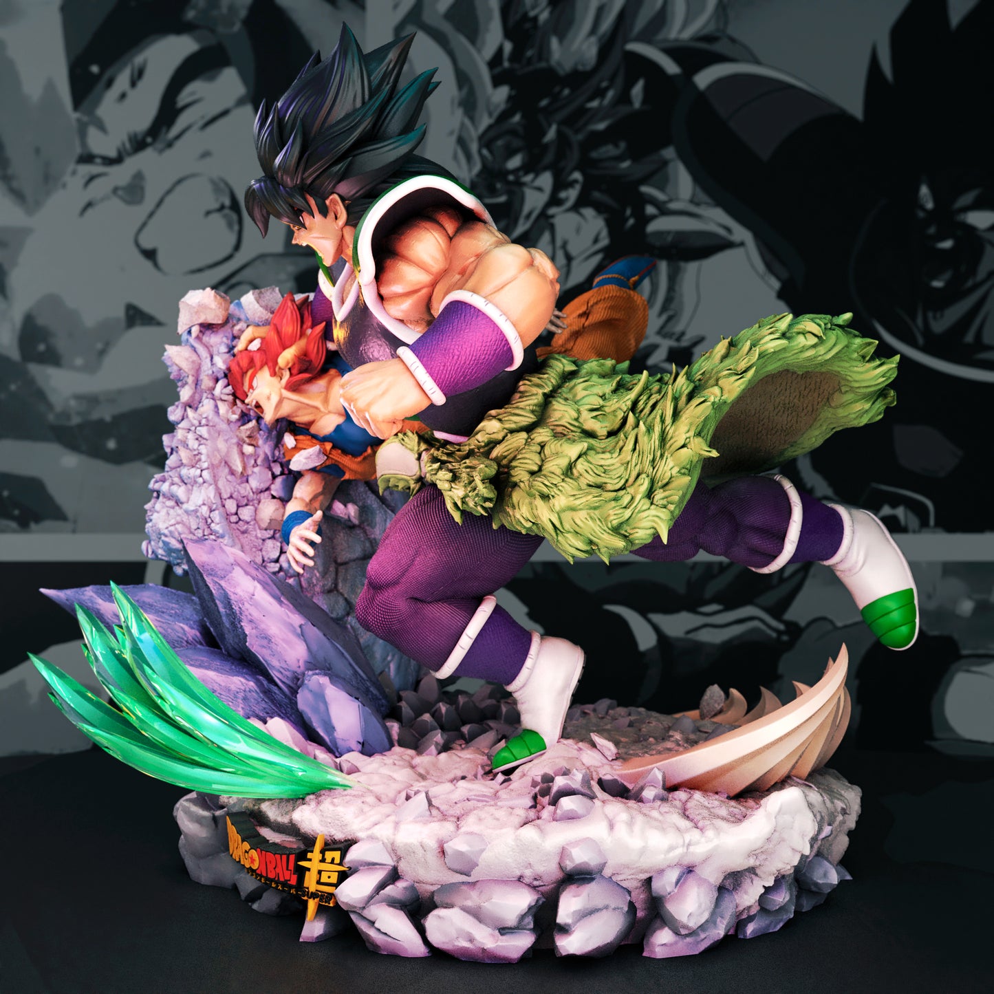 broly vs goku god