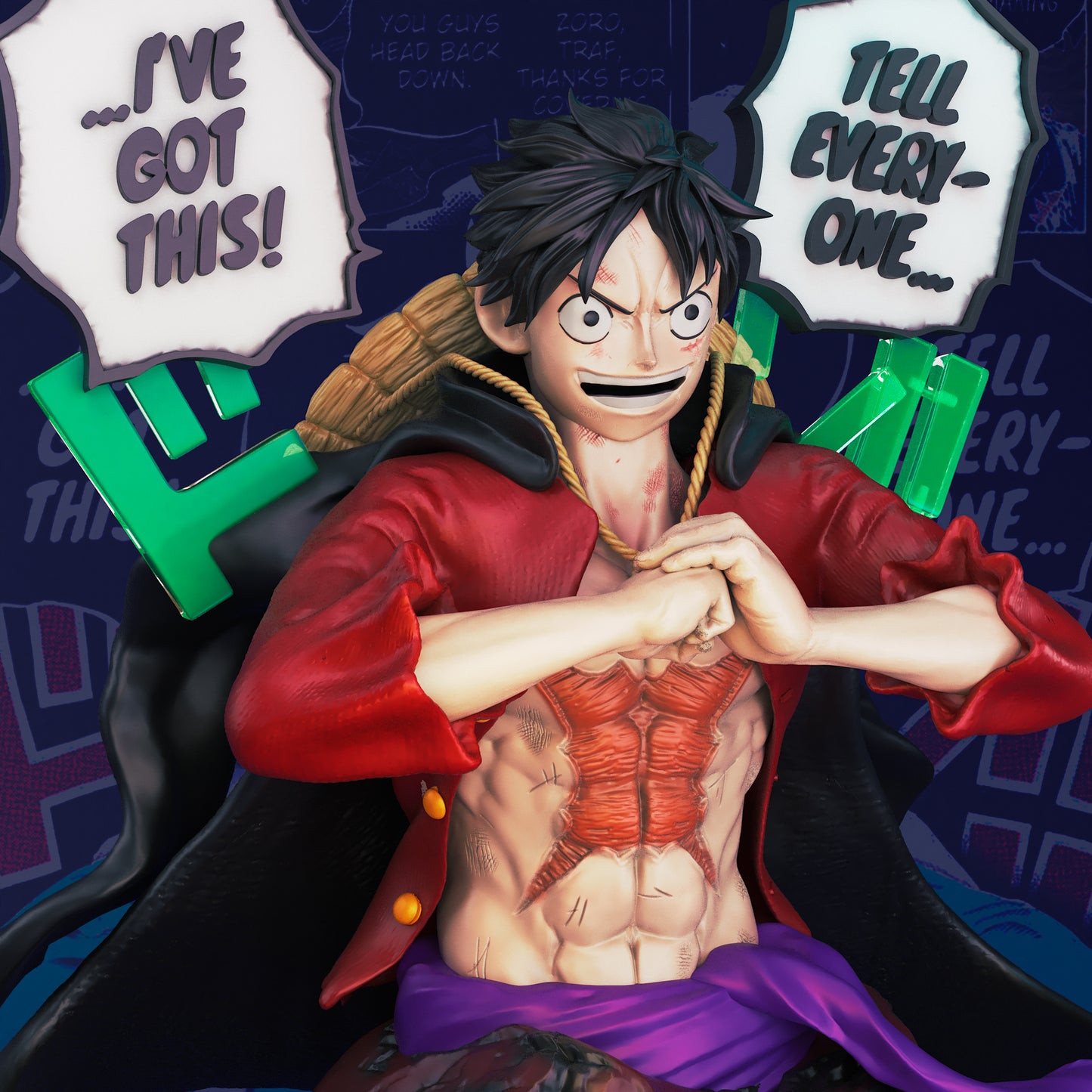 luffy bust one piece