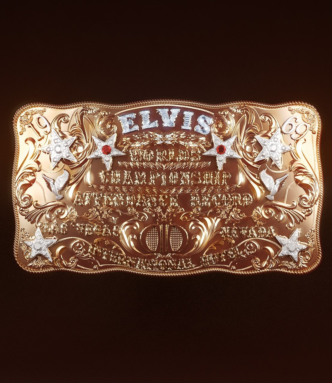 Elvis Presley Vegas Gold Belt