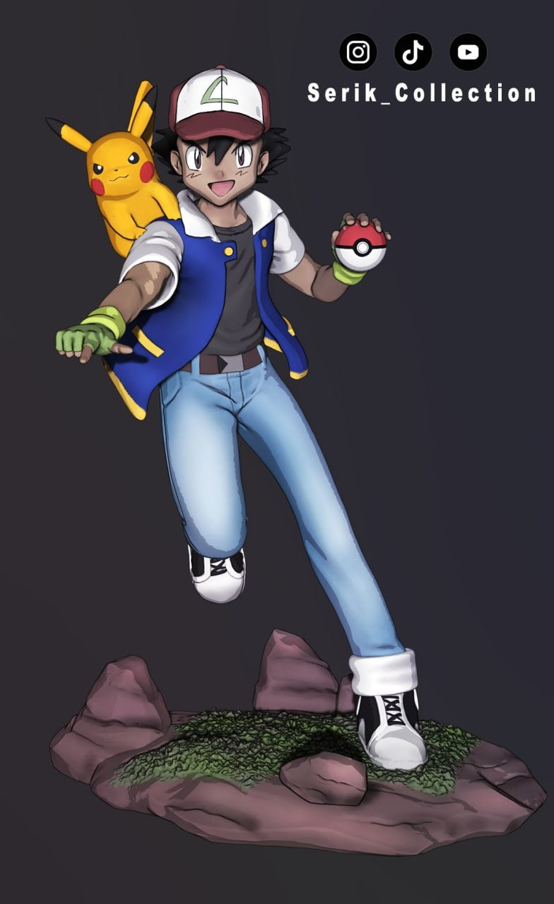 ASH KETCHUM SATOSHI