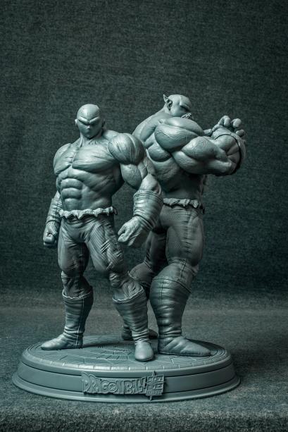 Jiren and Toppo Statue