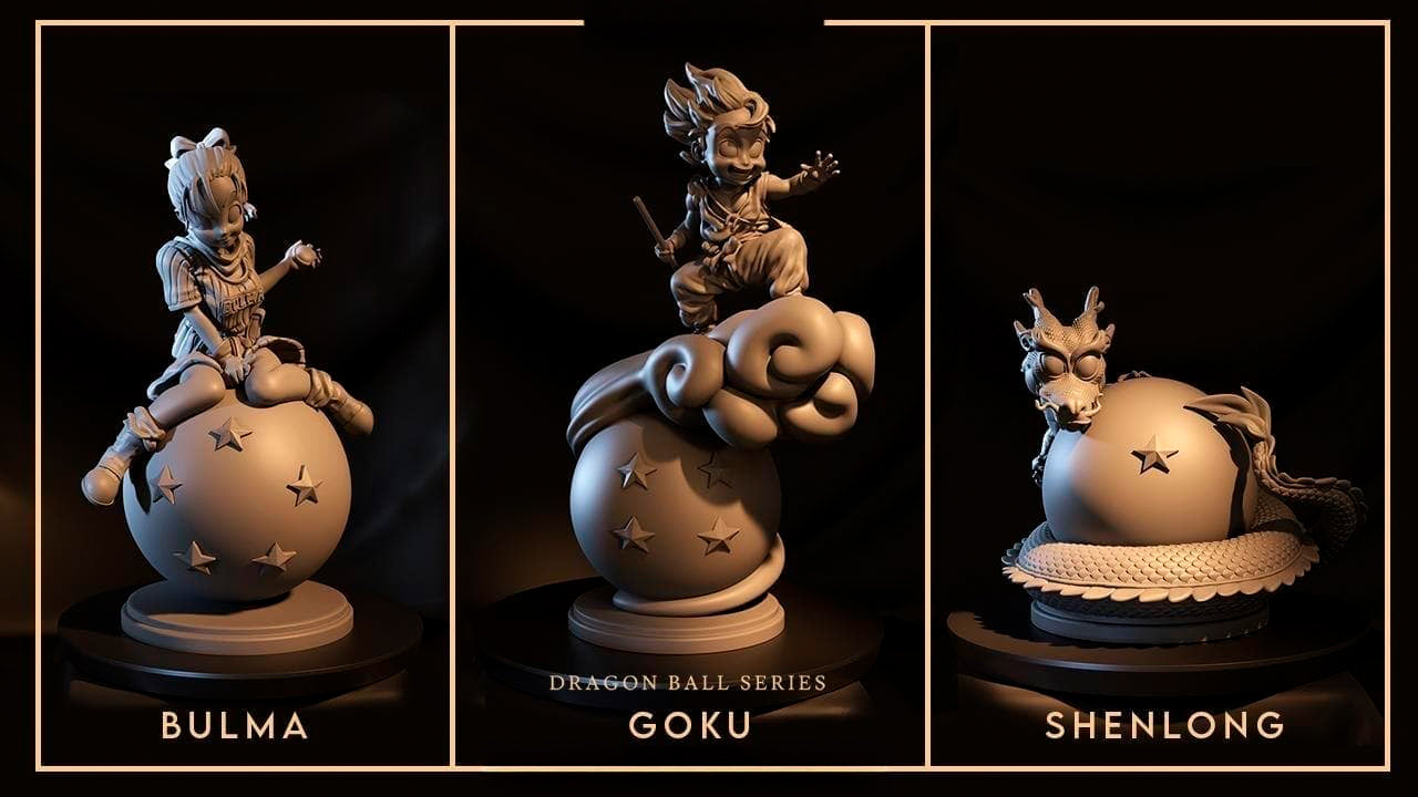 GOKU/BULMA and SHENLONG pack
