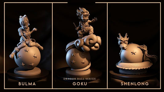 GOKU/BULMA and SHENLONG pack