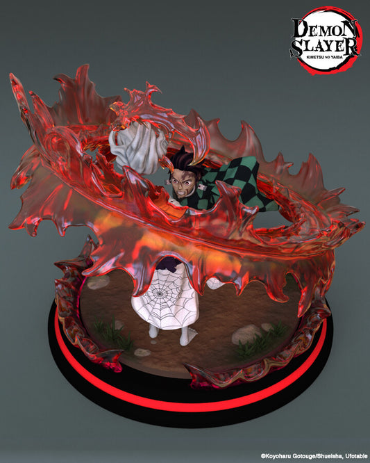 Demon Slayer-tanjiro vs rui