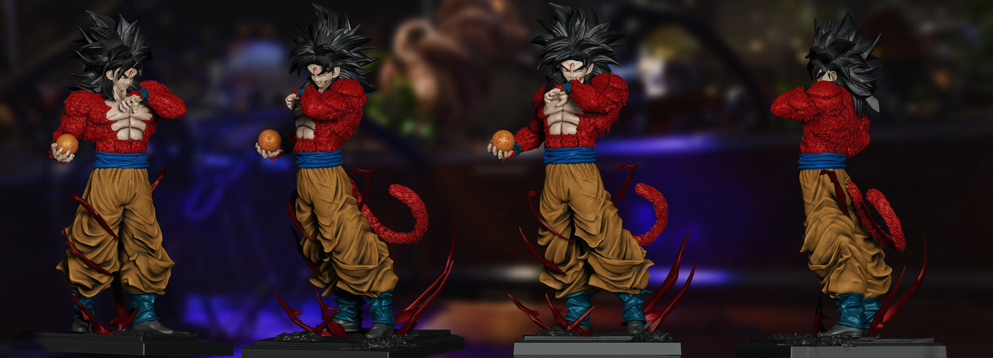 GOKU SSJ4 STL  (DIGITAL FILE)